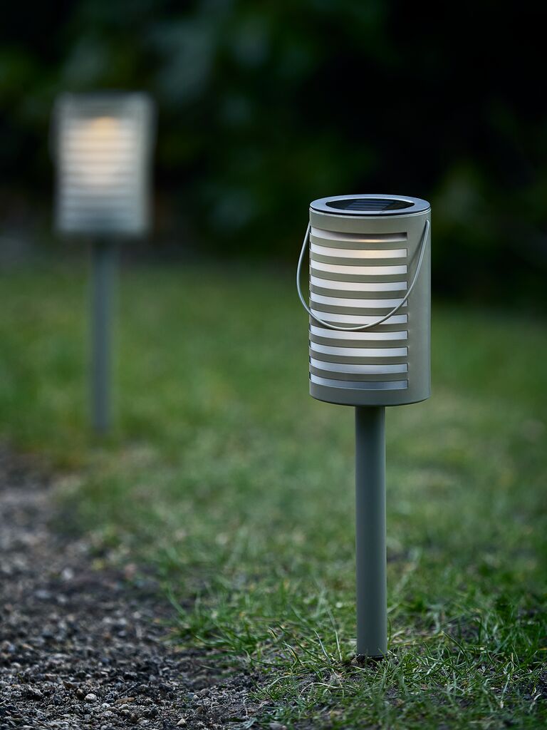 Lâmpada solar GIRASSOL GIRASSOL Ø8xA39cm verde