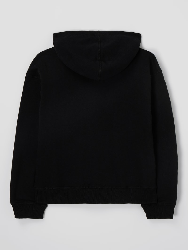Hoodie mit Message in schwarz