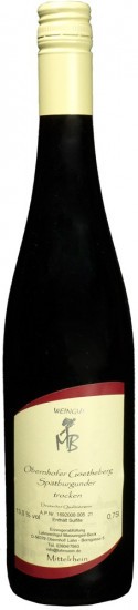 2020 Obernhofer Goetheberg Blauer Spätburgunder trocken - LAHN Weingut Massengeil-Beck