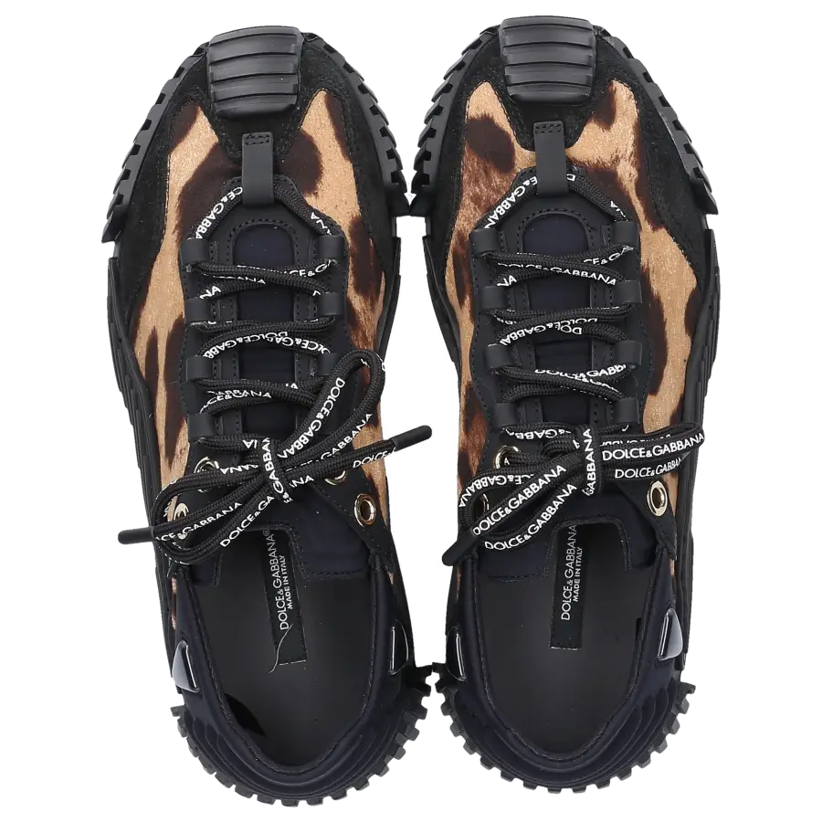 Dolce & Gabbana - Sneaker low NS1 Veloursleder - schwarz