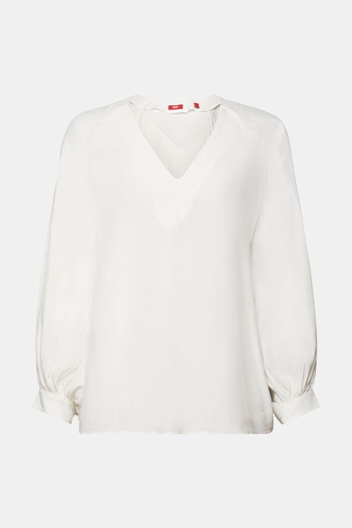 Bluse mit V-Ausschnitt