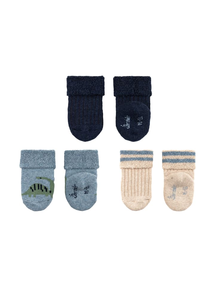Sterntaler Baby Socken 3er-Pack Dino in helles blau günstig kaufen 18