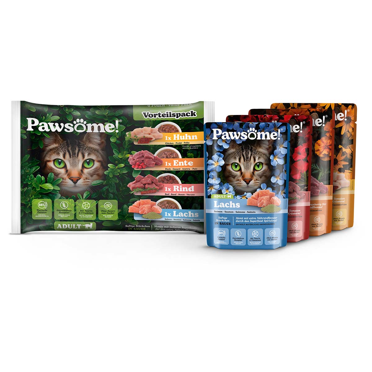 Pawsome Adult Mixpack 4x85g günstig kaufen