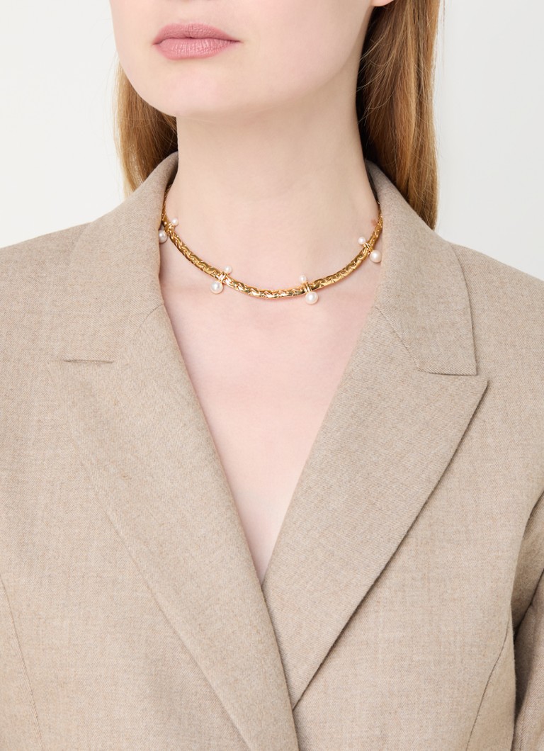 Missoma Choker with pearl plating