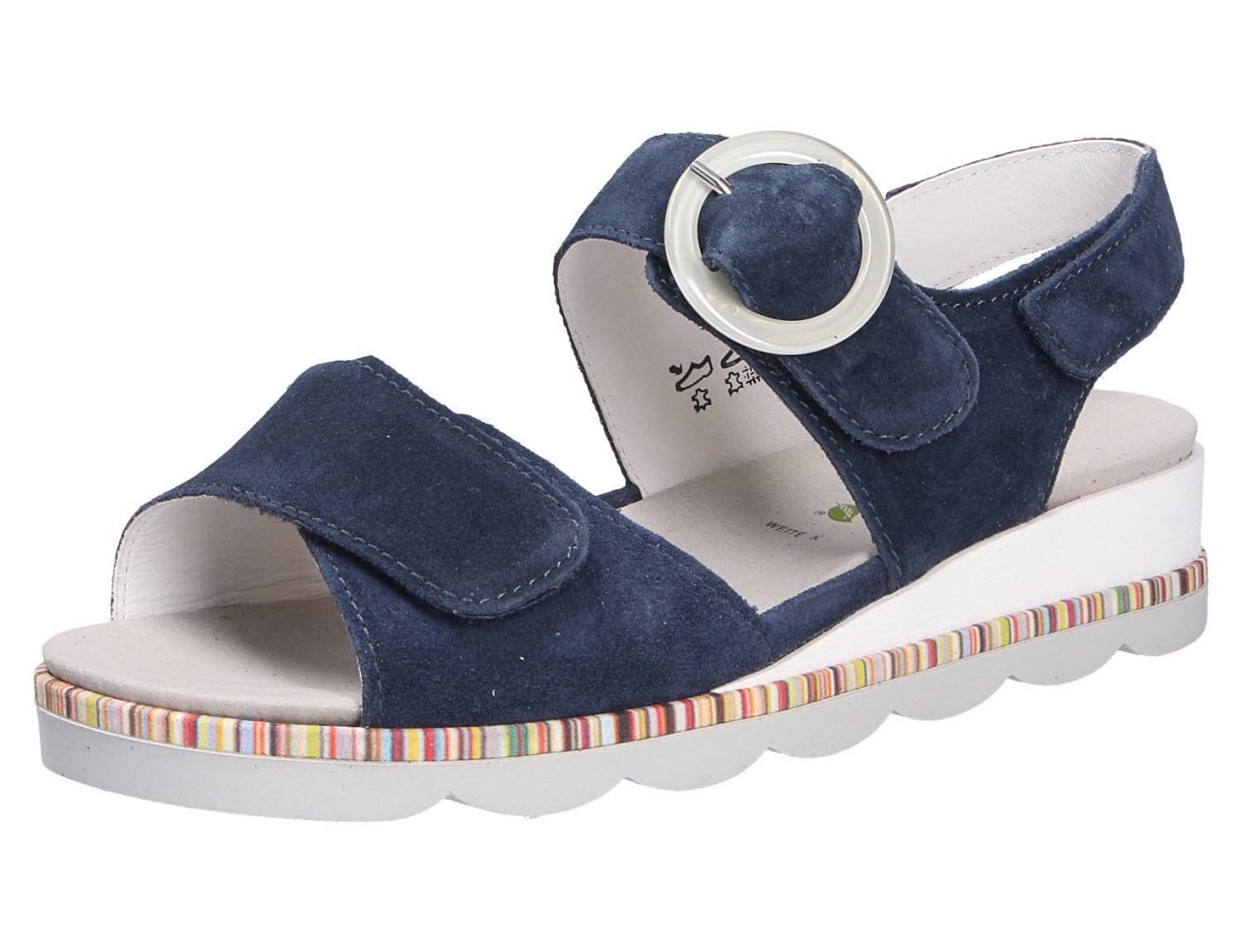 WALDLÄUFER Klassische Sandalen blau 650002