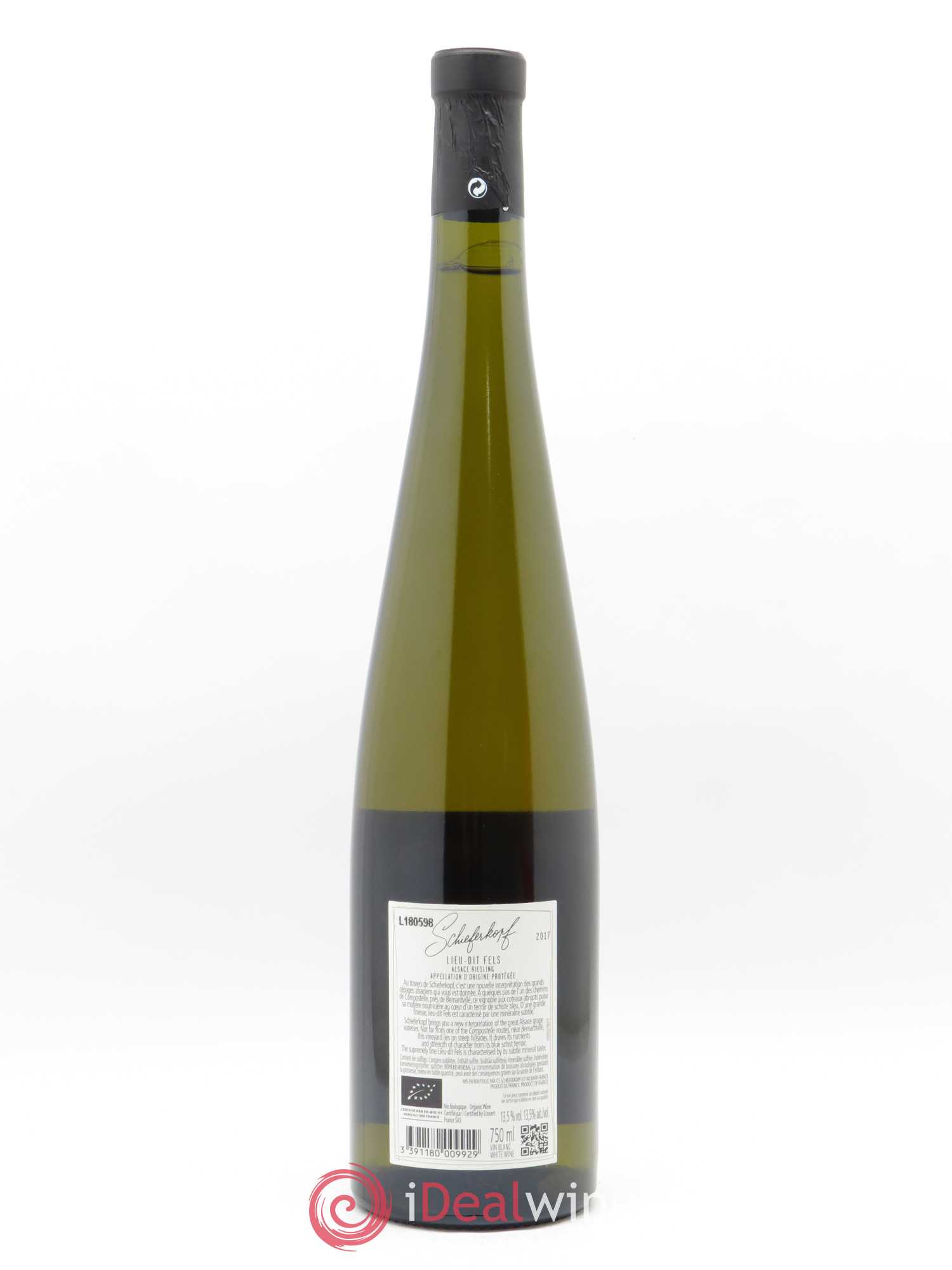 Riesling Lieu-dit Fels Schieferkopf - Chapoutier  2017 - Lot de 1 Bouteille