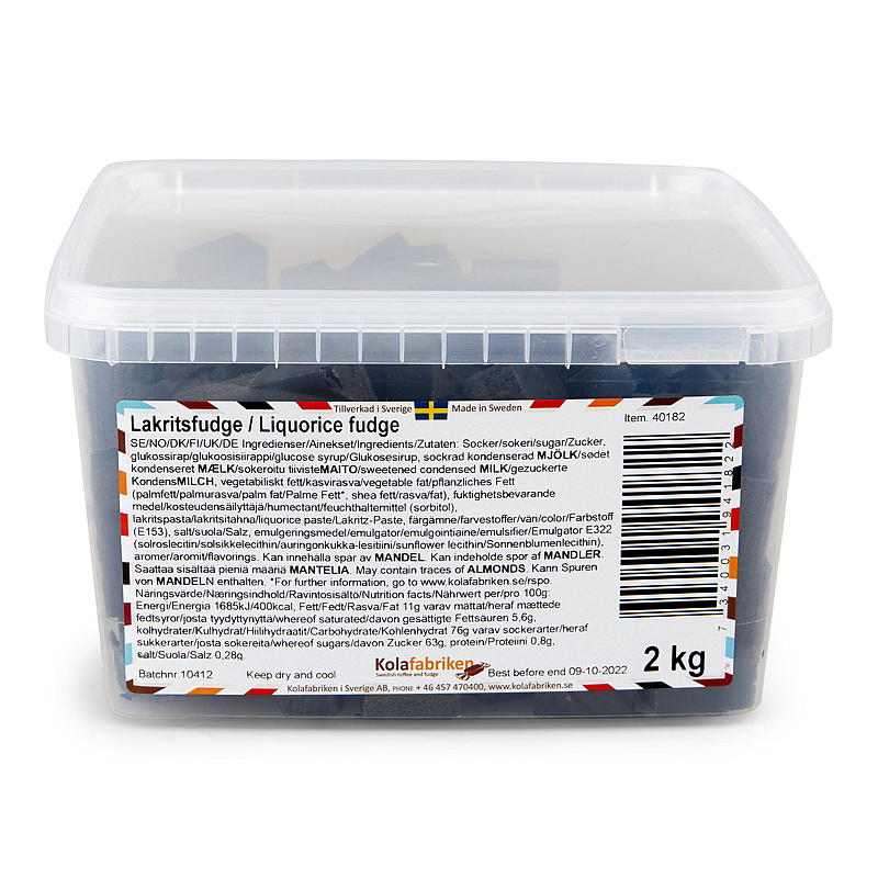 KnallGodt Lakris fudge 2,0 kg karamell