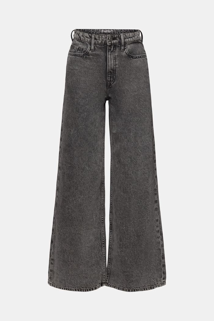 Retro-Jeans mit hohem Bund und weitem Bein