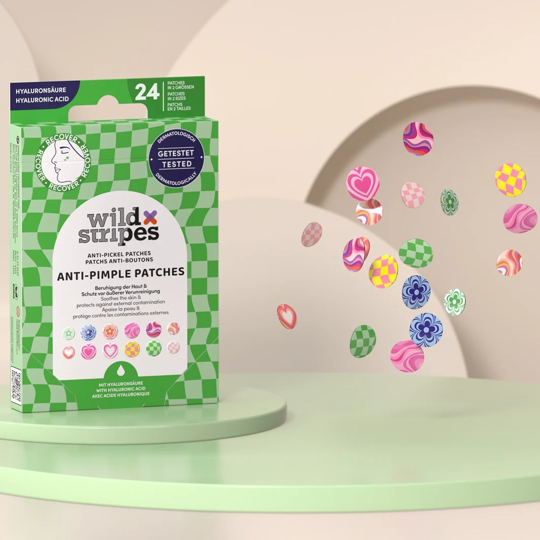 Plasturi anti-coșuri - Acid hialuronic - Tratament facial anti-pete 24 de ore, Mască facială purificatoare, Plasturi purificatori