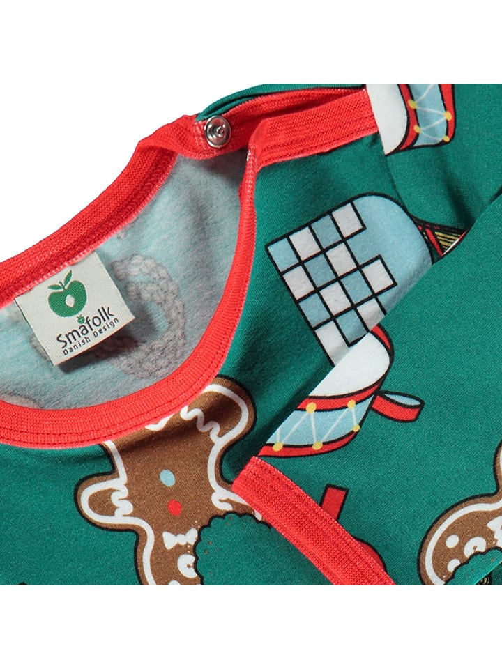 Småfolk Overall in Grün/ Rot günstig kaufen