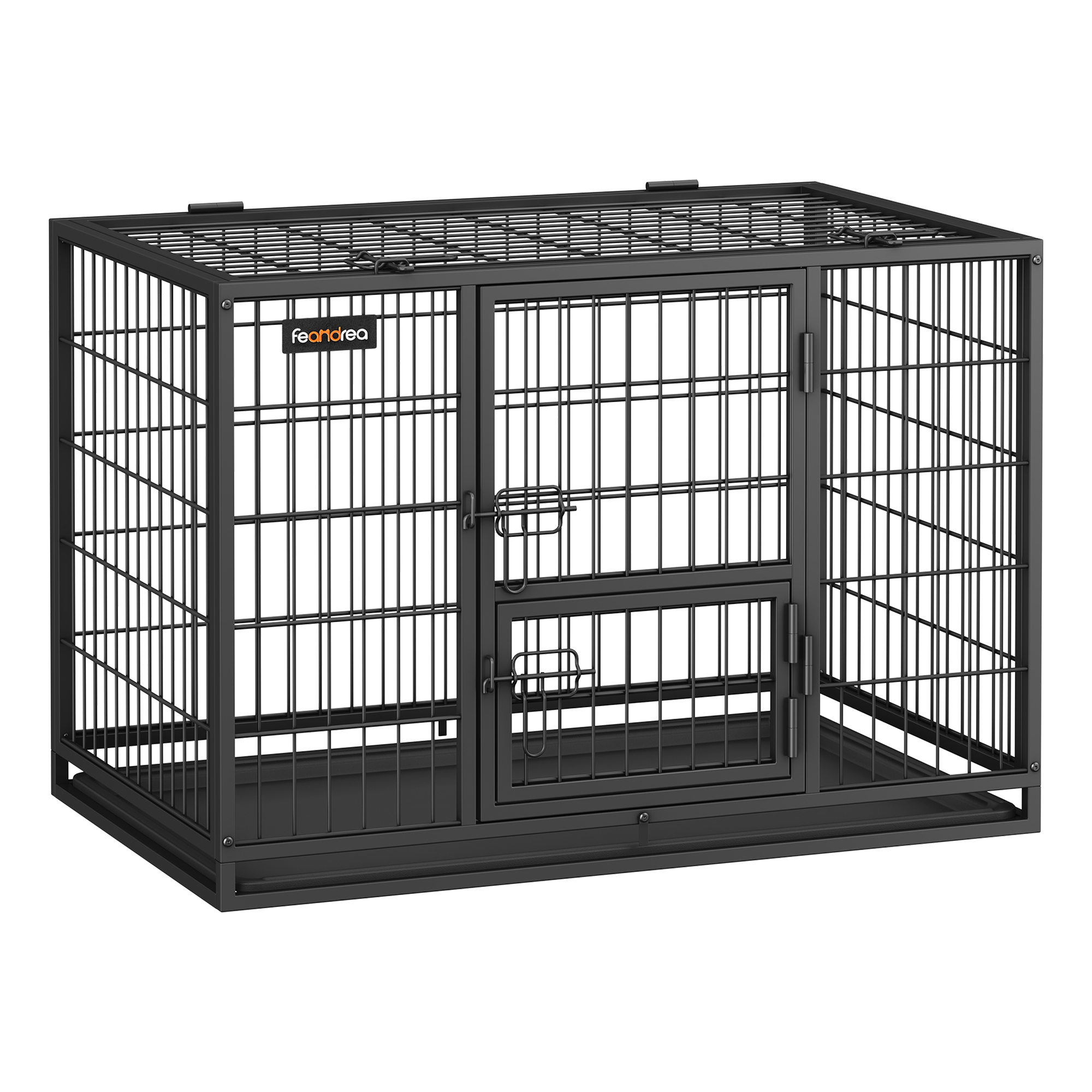 FEANDREA Erziehungshilfen FEANDREA L/XL Hundekäfig hochbelastbar 92,5 cm, 57,5 cm, 64 cm