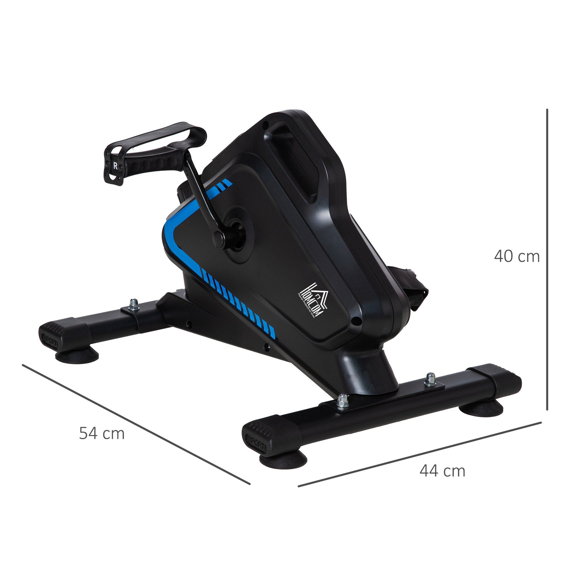 HOMCOM Heimtrainer Mini Heimtrainer, Heimtrainer Fahrrad
