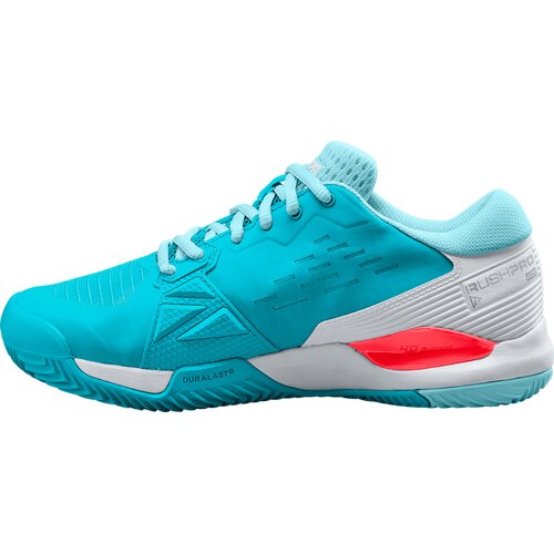 DAMEN TENNISOUTDOORSCHUHE RUSH PRO ACE CLAY W SCUBA BLUE/WH/FIERY