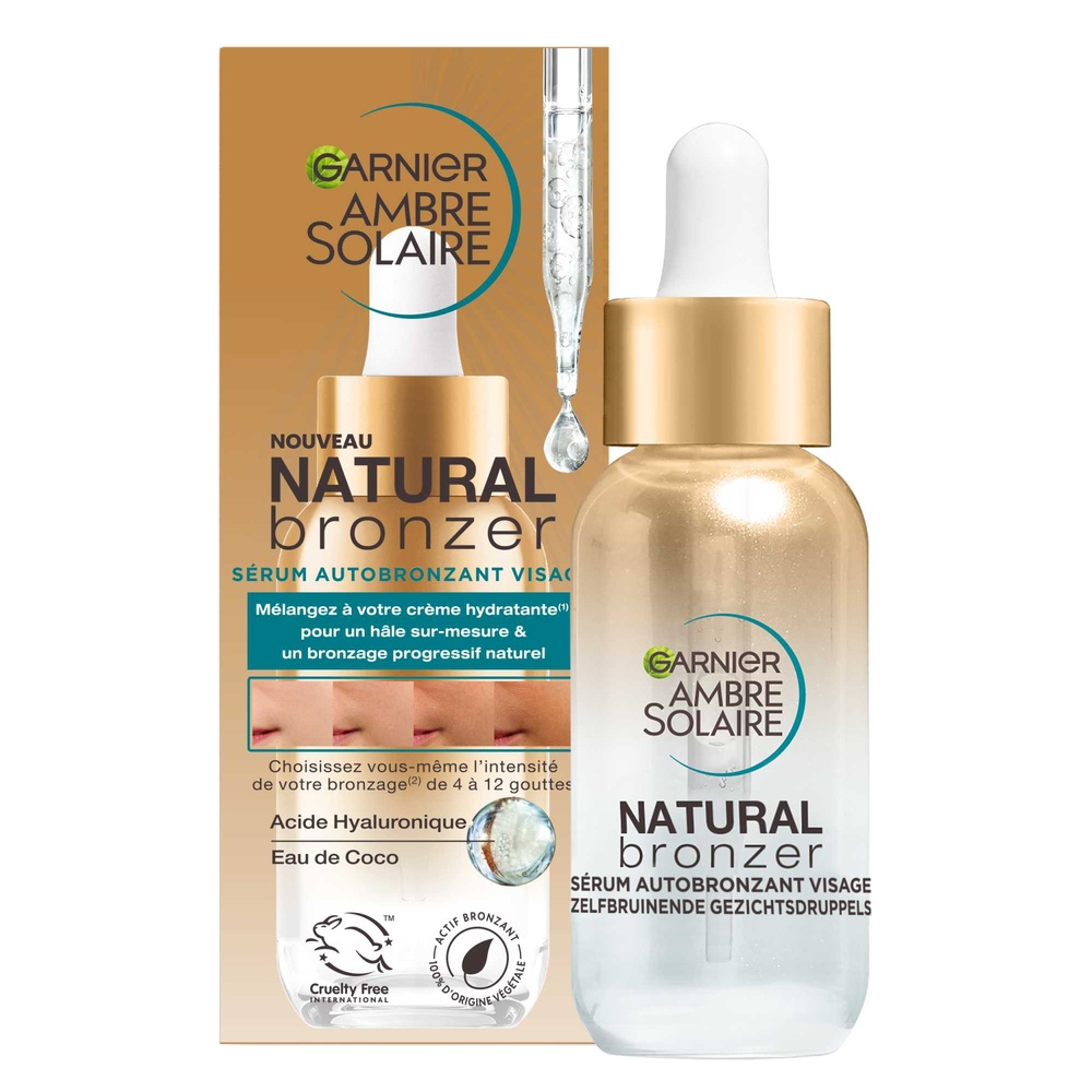 garnier Ambre Solaire Natural Bronzer Sérum Autobronzant Visage