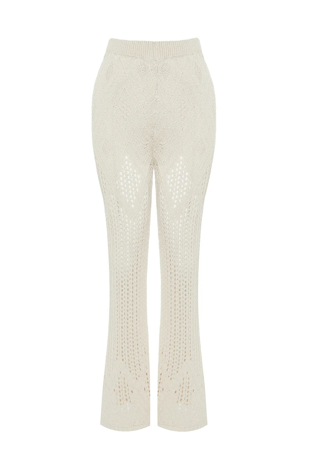 Trendyol Collection  Steindurchbrochene/Loch-Bohemian-Hose mit weitem Bein TWOSS24PL00034