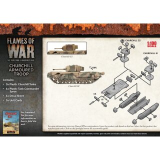 Armoured Fist Churchill Armoured Troop (Plastic)