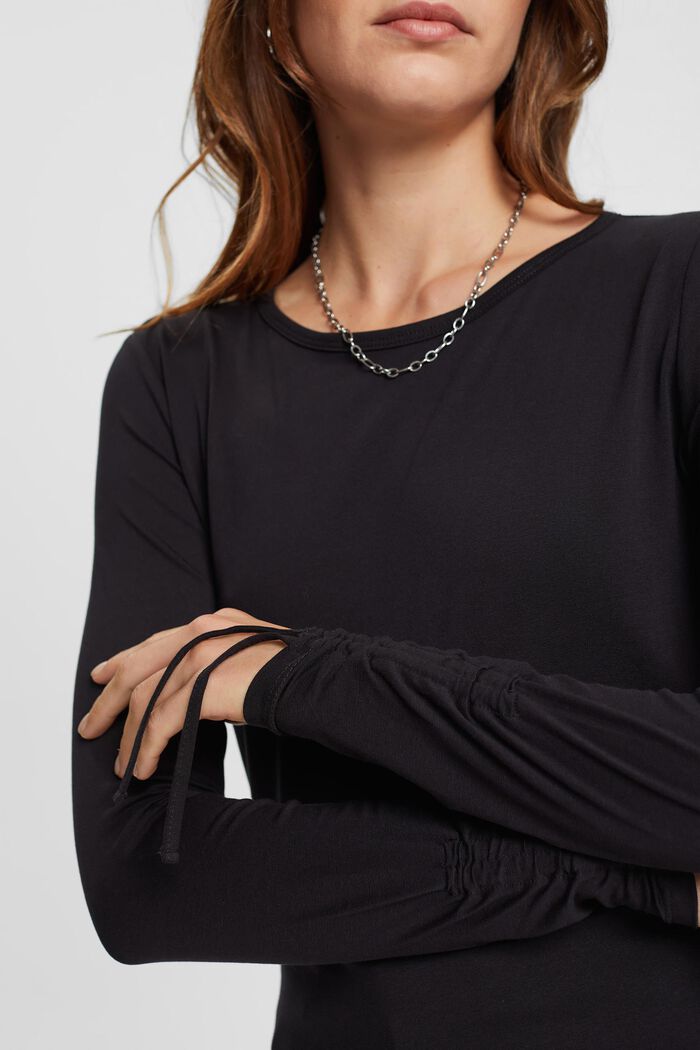 Longsleeve mit Kordelzug