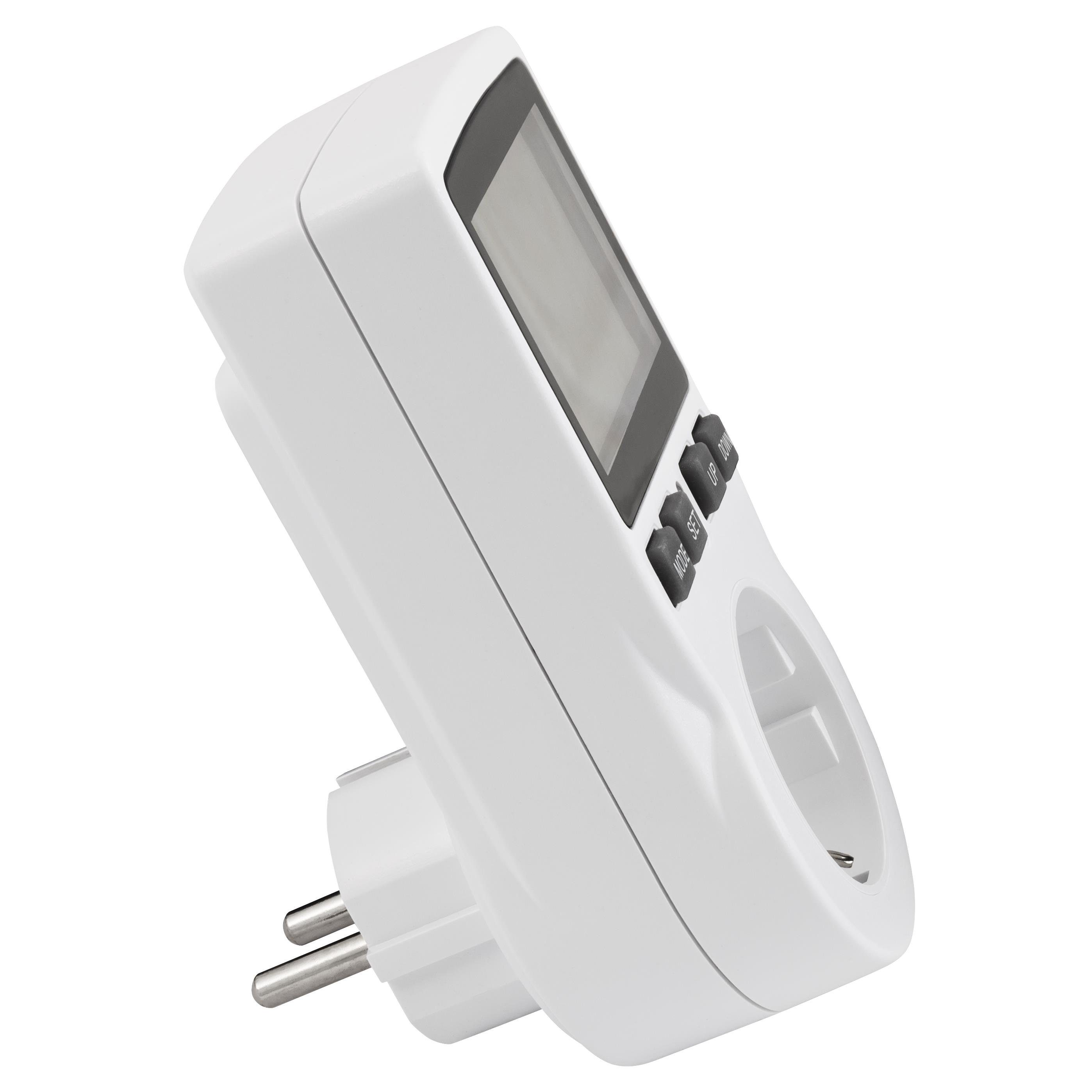McPower Steckdosen-Thermostat MC POWER - Digitales Steckdosen-Thermostat mit Fühler, TCU-441