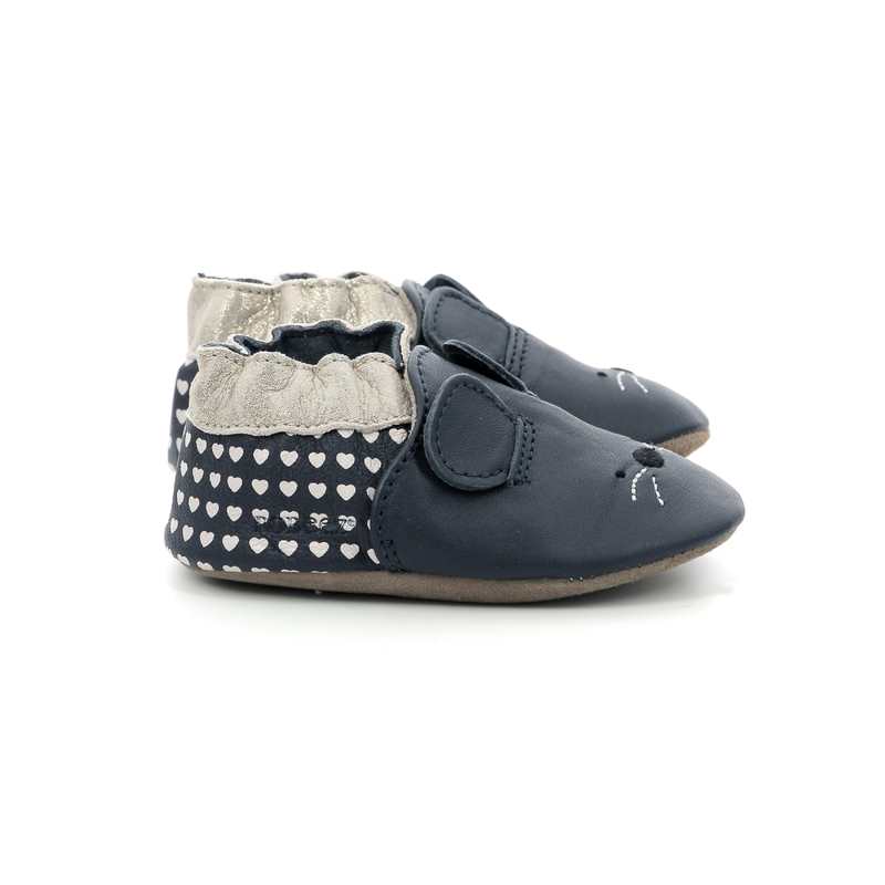 Chaussons cuir tannage vegetal Mouse Nose