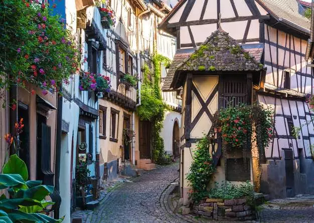 Puzzle 1000 Teile - Eguisheim im Elsass