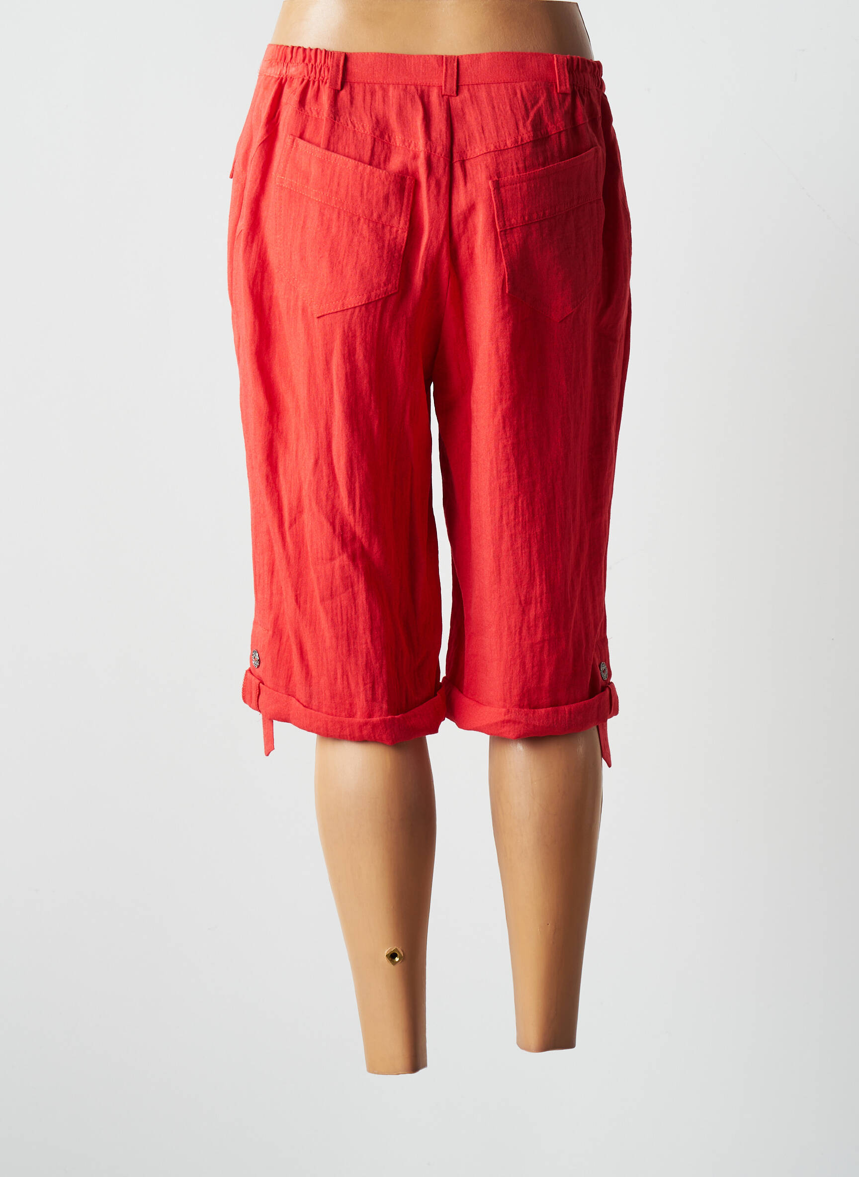 Jumfil Bermudas Femme couleur rouge