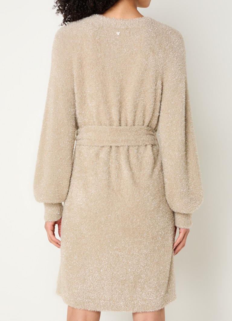 Fabienne Chapot Kim mini dress with lurex and belt