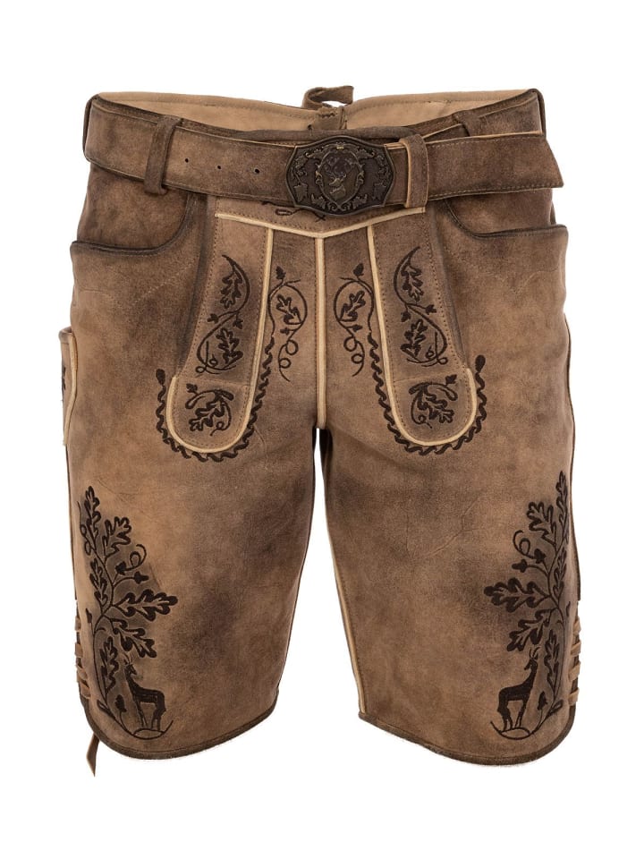 MADDOX Lederhose ALLNERSEE in hellbraun günstig kaufen