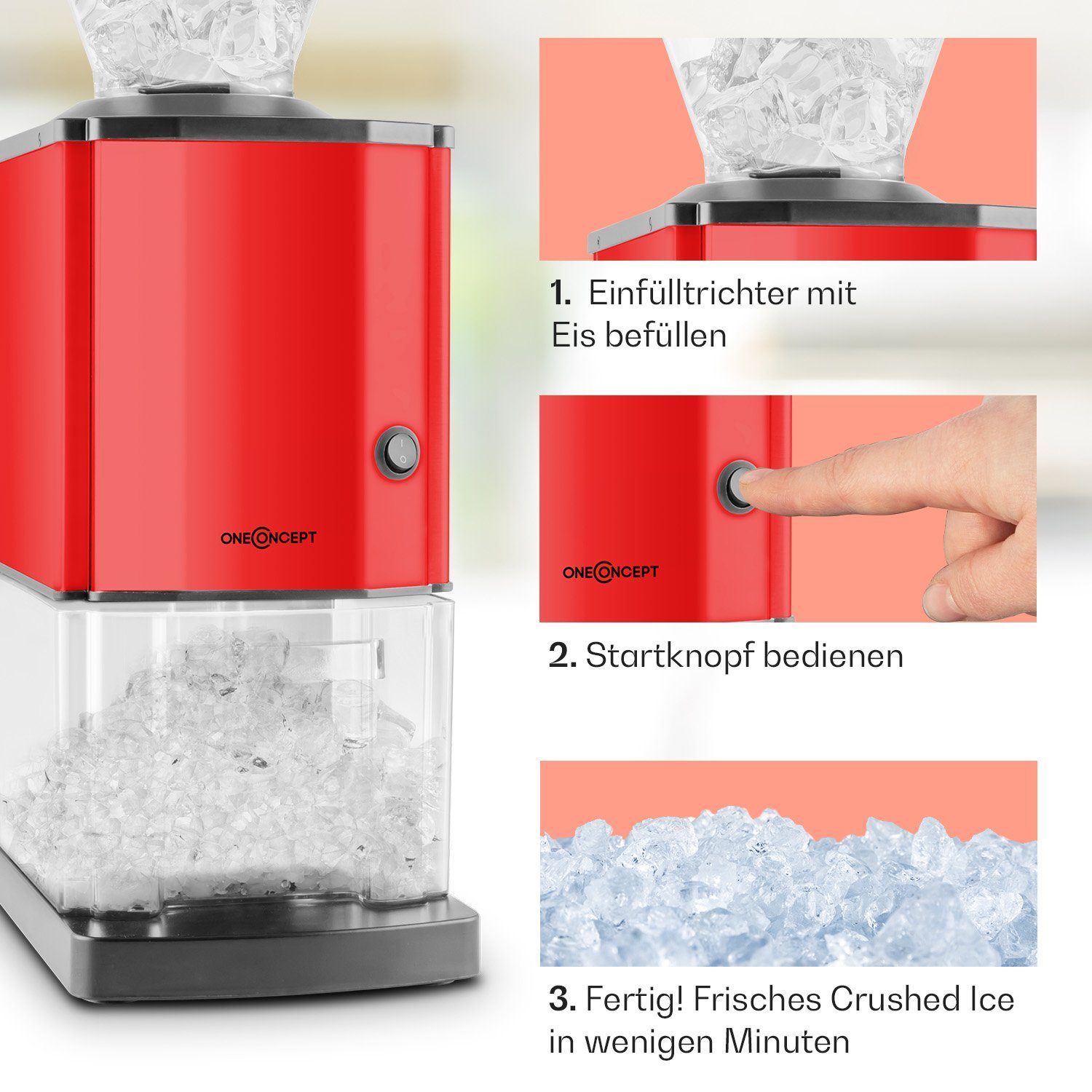 ONECONCEPT Eiswürfelmaschine Icebreaker