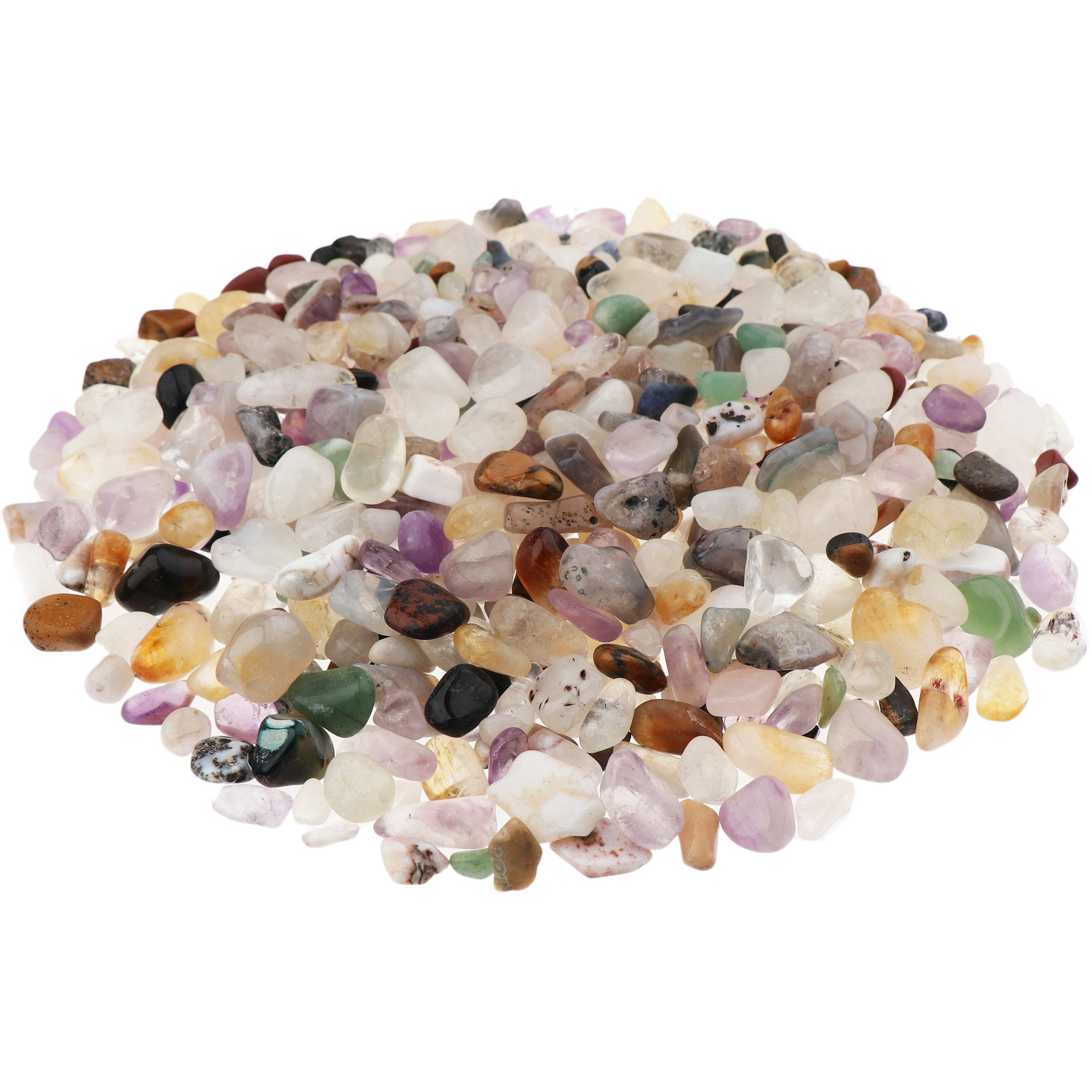 NKlaus Mineralstein 900g Trommelsteine Natur 10 -15mm Heilsteine Edelsteine Schmucksteine