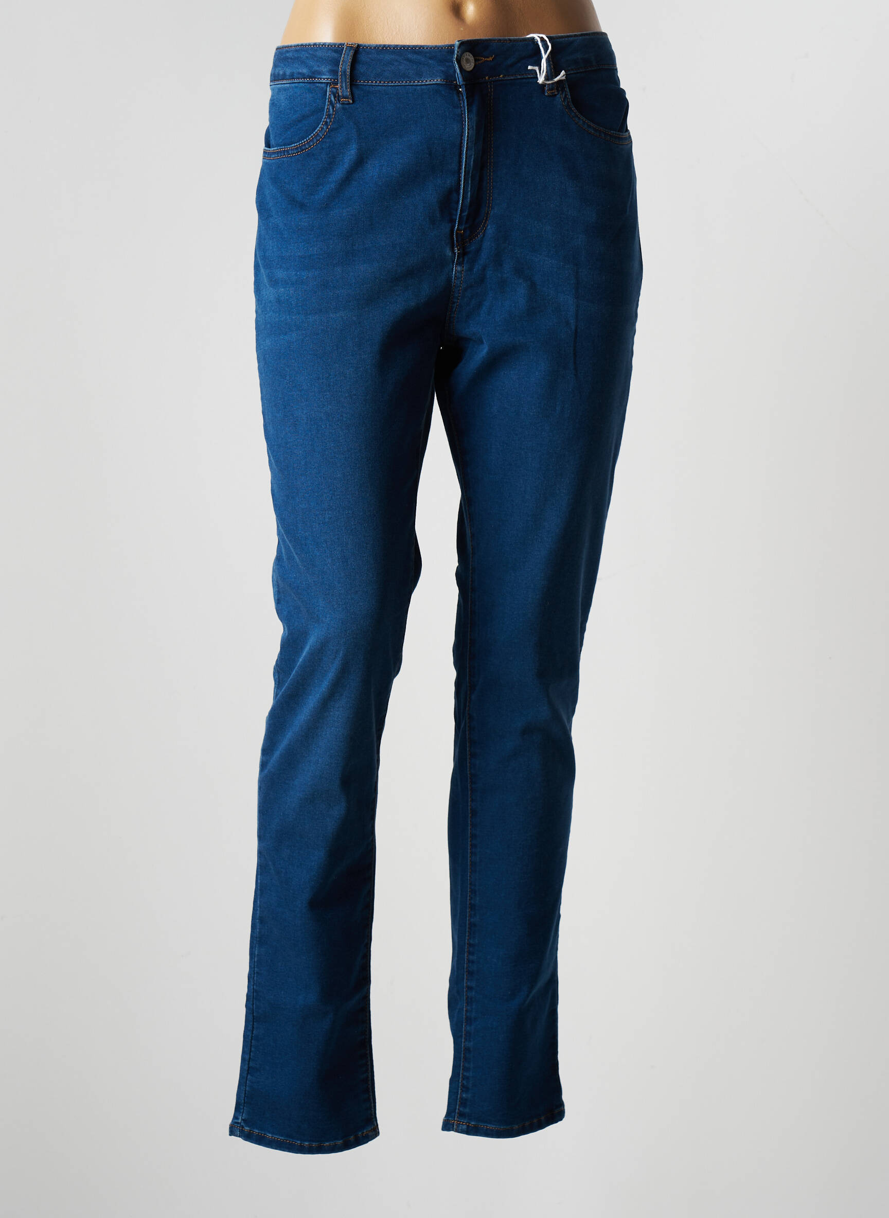 Kanope Jeans Coupe Slim Femme couleur bleu