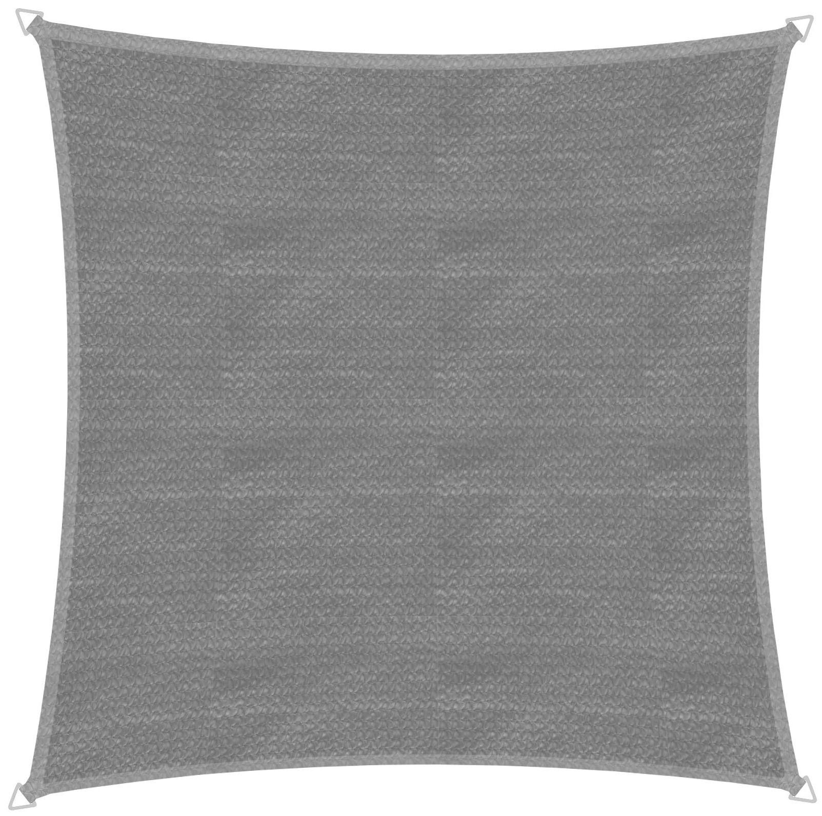 Windhager Sonnensegel Capri Quadrat, 4x4m, grau