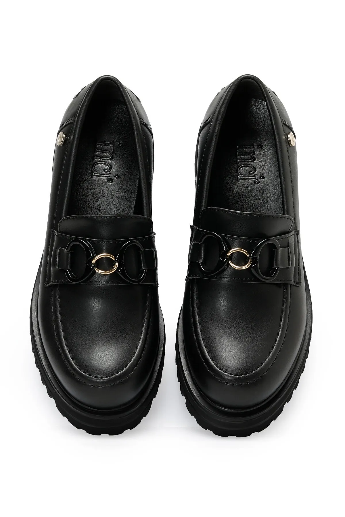 İnci  Loafer - Schwarz - Flacher Absatz