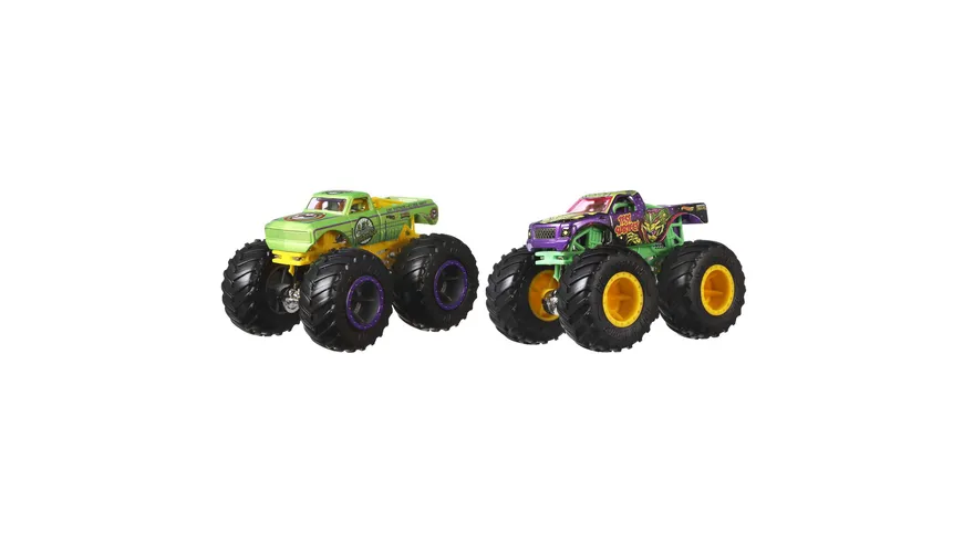 Hot Wheels Monster Trucks 1:64 Die-Cast 2er-Pack Sortiment