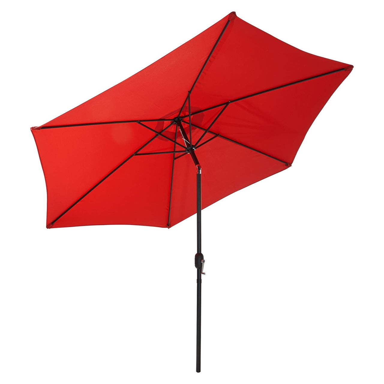 Weles Sonnenschirm, Stahl,  270 cm, rot