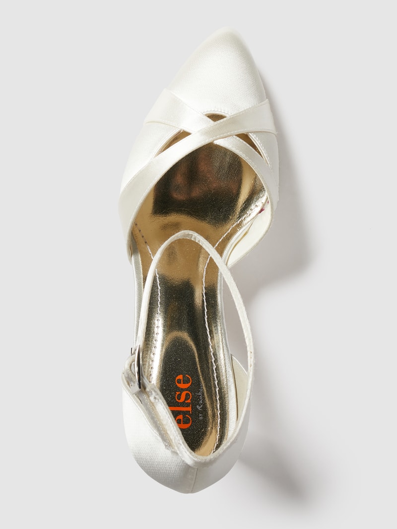Brautschuhe aus Satin Modell 'Coconut Ice' in offwhite