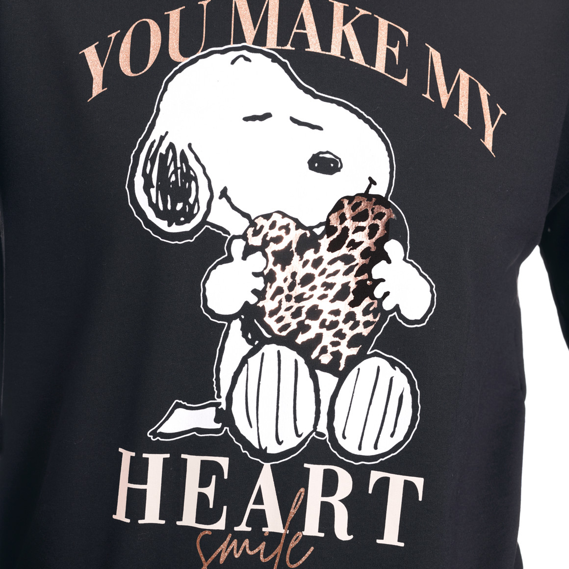 Snoopy Langarmshirt mit Kapuze