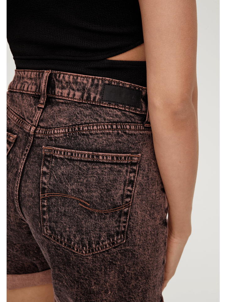 QS Jeans-Hose kurz in Orange günstig kaufen