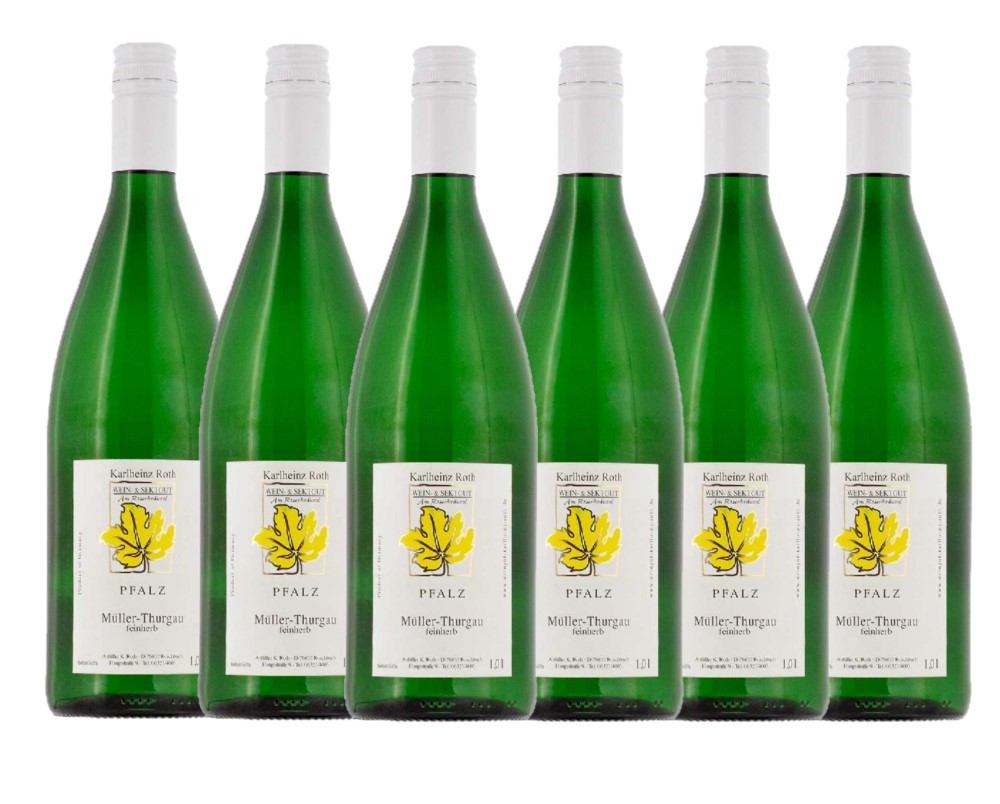 Wein- & Sektgut Karlheinz Roth Weingut Karlheinz Roth Müller-Thurgau QbA feinherb 2023 - 6er Karton