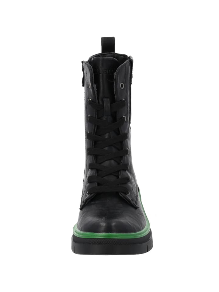 palado Schnürstiefel in BLACK / GREEN günstig kaufen
