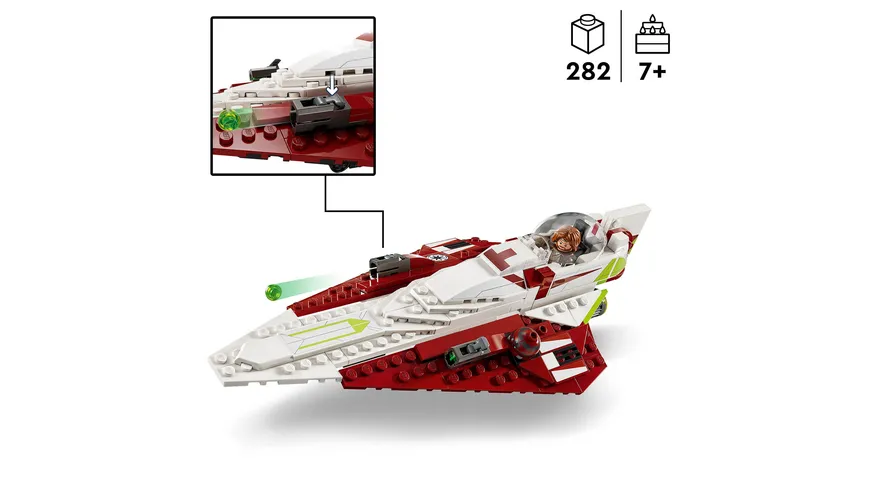 LEGO Star Wars 75333 Obi-Wan Kenobis Jedi Starfighter Set