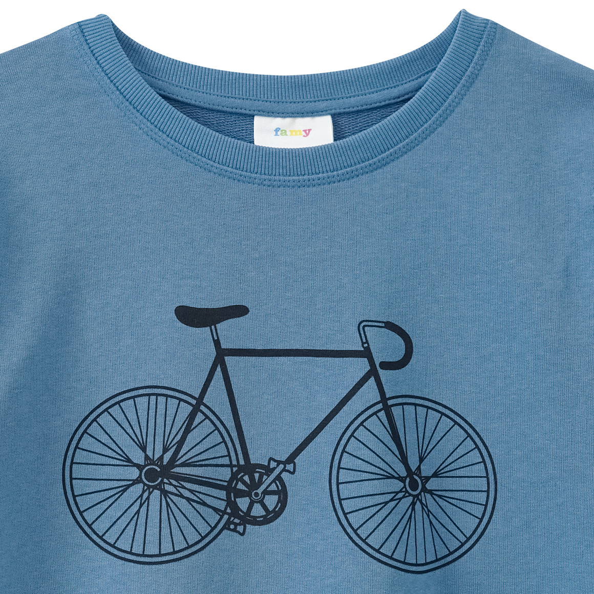Jungen Sweatshirt mit Fahrrad-Print