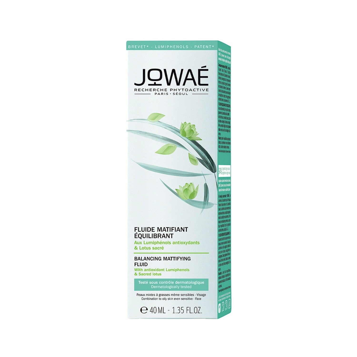 Jowaè Mattifying Balancing Fluid with Sacred Lotus