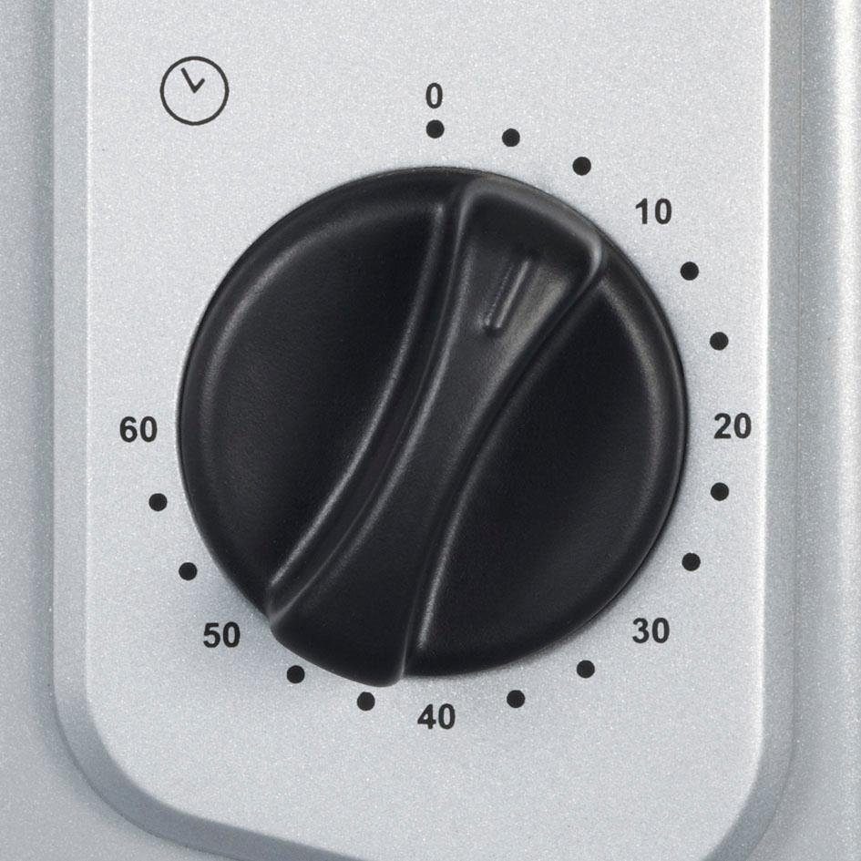 Severin Minibackofen TO 2045, Timerfunktion, verschiedene Einschubebenen, Backblech, Grillrost
