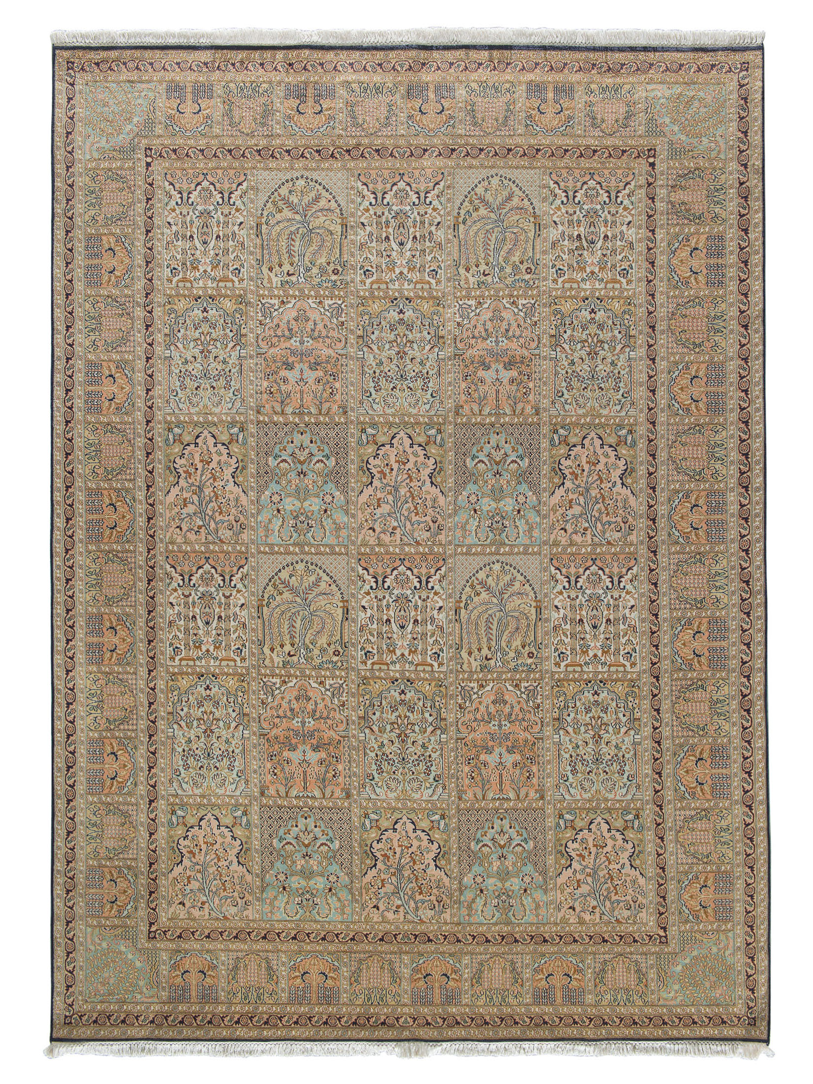 Kaschmir Seide 18/18 ca. 218 x 306 cm, Unikat / Einzelstück