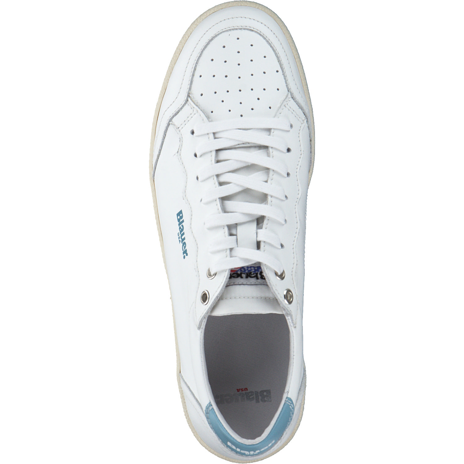 Blauer Olympia S3OLYMPIA01, Sneakers Low, Damen, weiss/hellblau