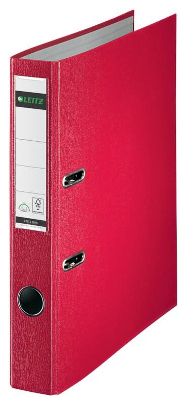 Leitz Swiss Edition 180° Ordner DIN A4 52 mm Rot 2 Ringe 1016 PP (Polypropylen) Hochformat