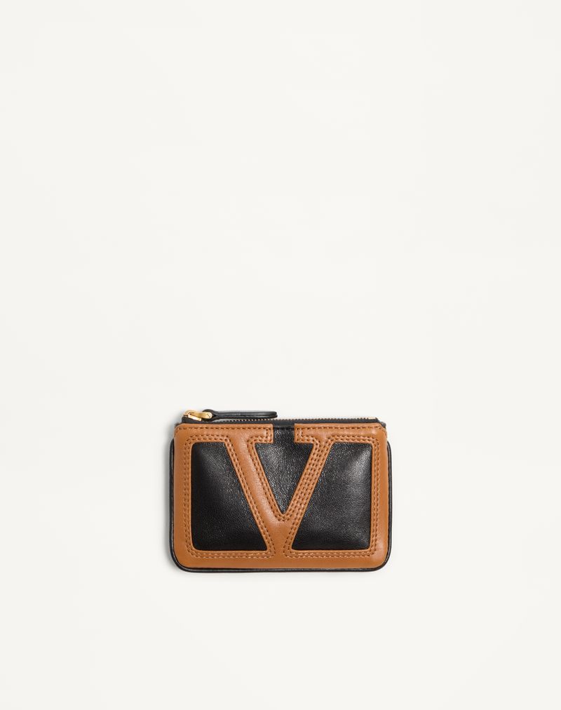 Chaveiro de couro napa Valentino Garavani Viva Superstar