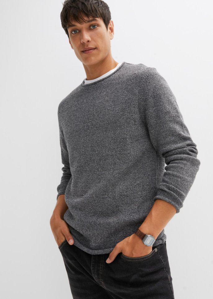 Pullover mit recycelter Baumwolle