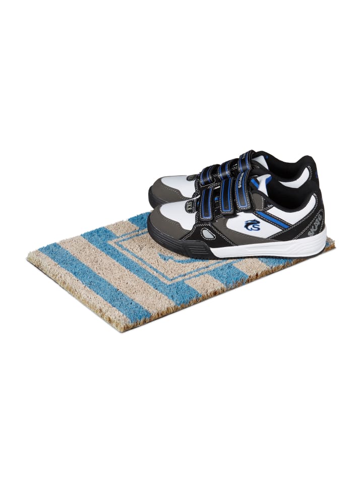relaxdays Fußmatte Anker in Weiß/Blau - (B)40 x (T)25 cm günstig kaufen onesize