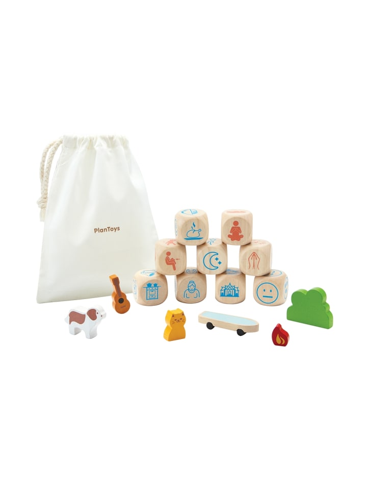 Plan Toys Würfelspiel Geschichten erzählen ab 3 Jahre günstig kaufen onesize